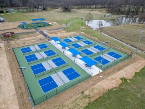 Veterans Park pickleball courts