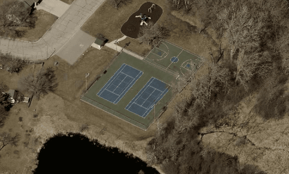 Spicer Tennis Courts pickleball courts