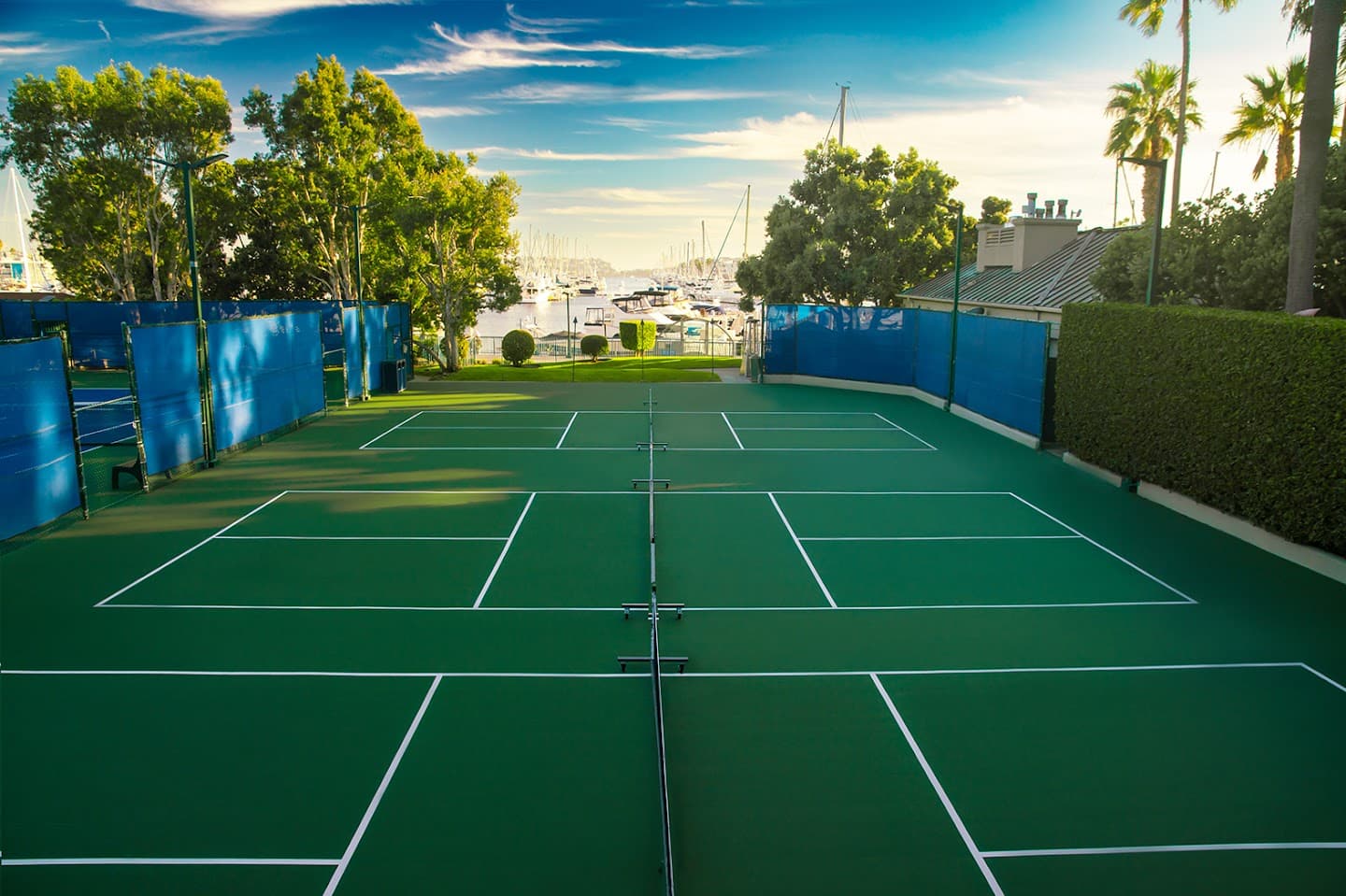 Marina Racquet Club pickleball courts