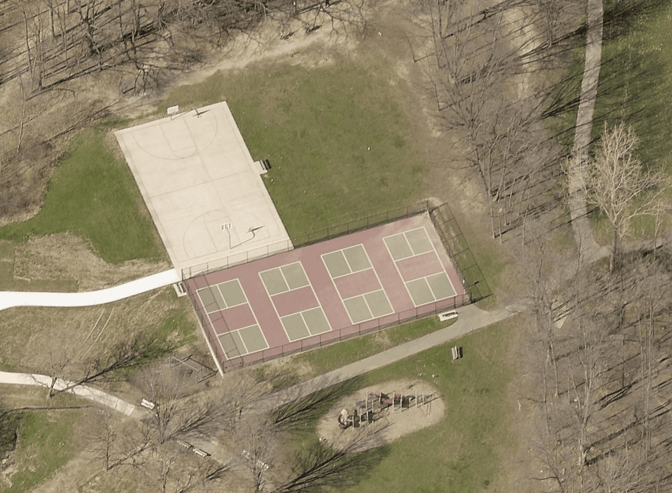 Old Farm Park pickleball courts