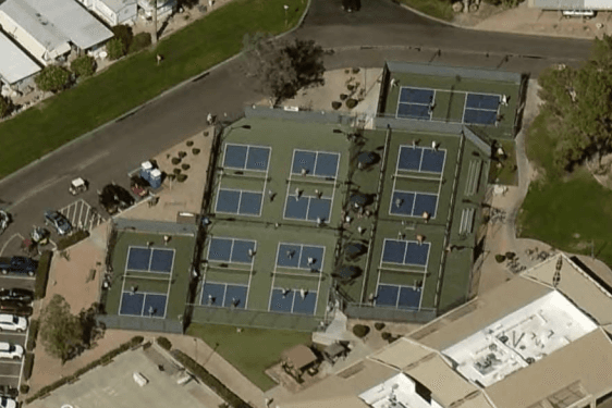 Paradise RV Resort pickleball courts