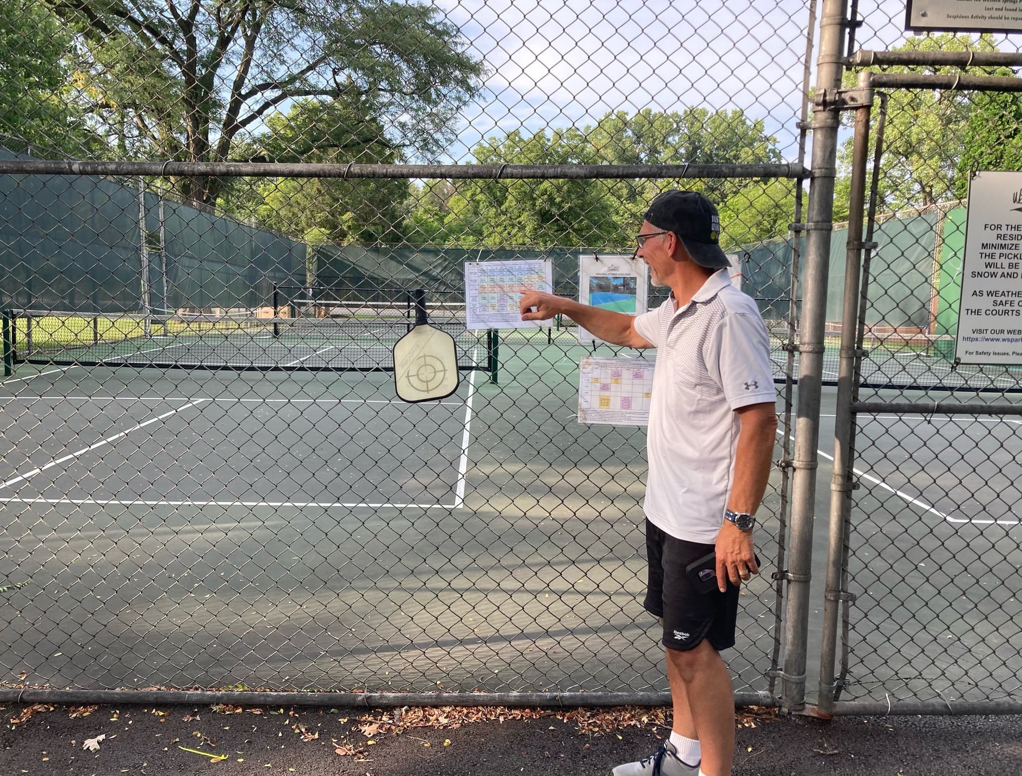 Western Springs Rec Center pickleball courts