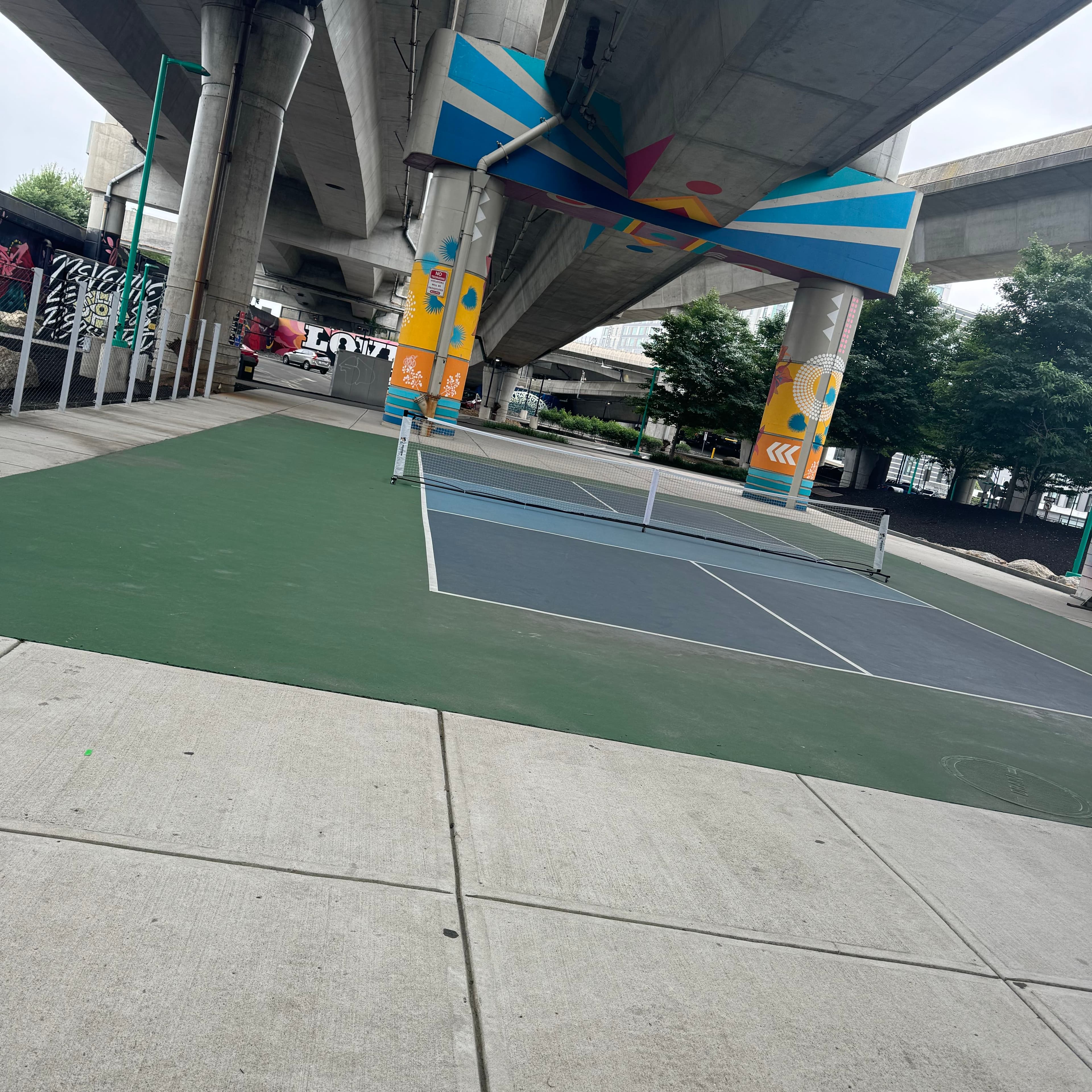 Ink Block Underground pickleball courts