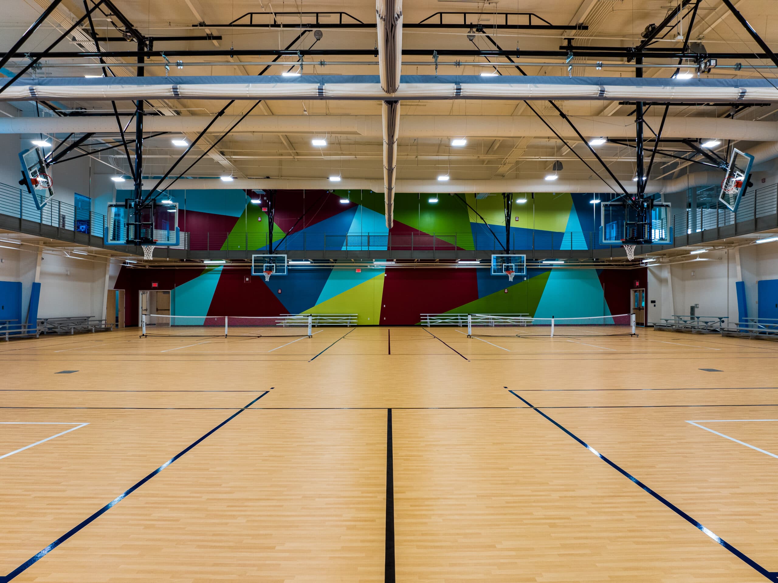 Belmont Recreation Center pickleball courts