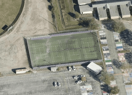 Fletcher High School pickleball courts