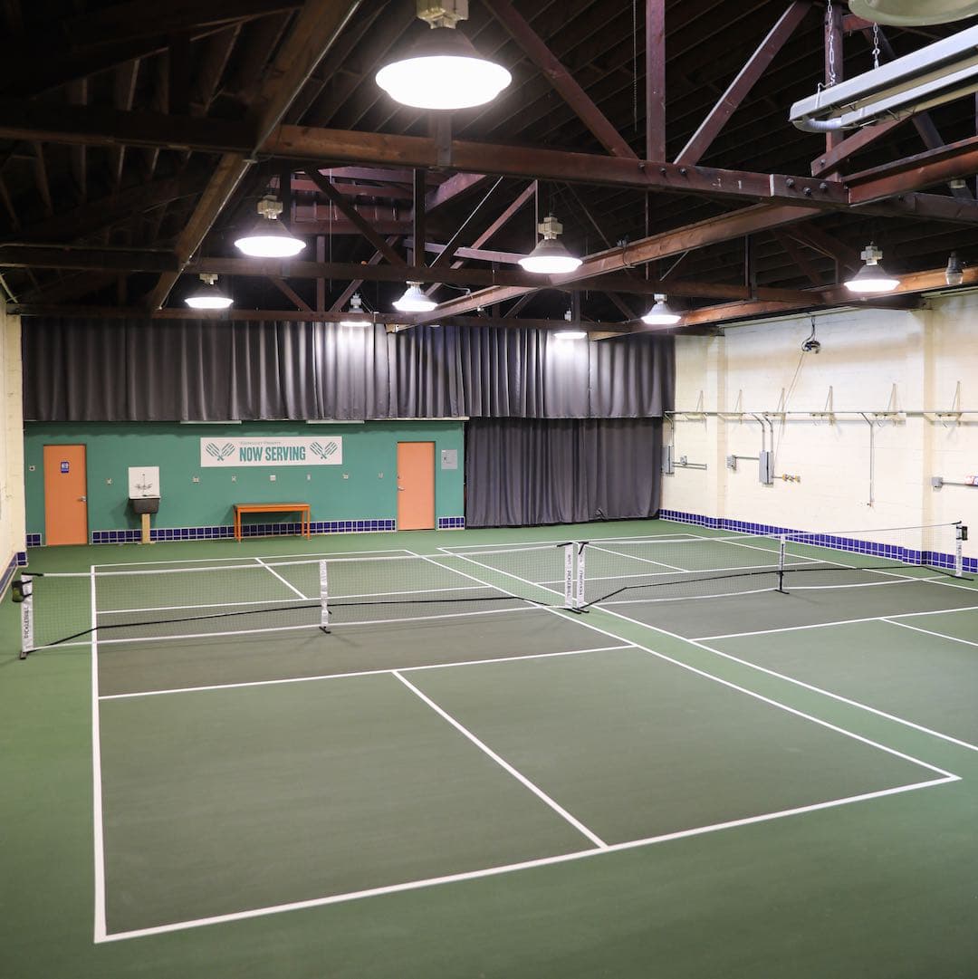 Now Serving pickleball courts