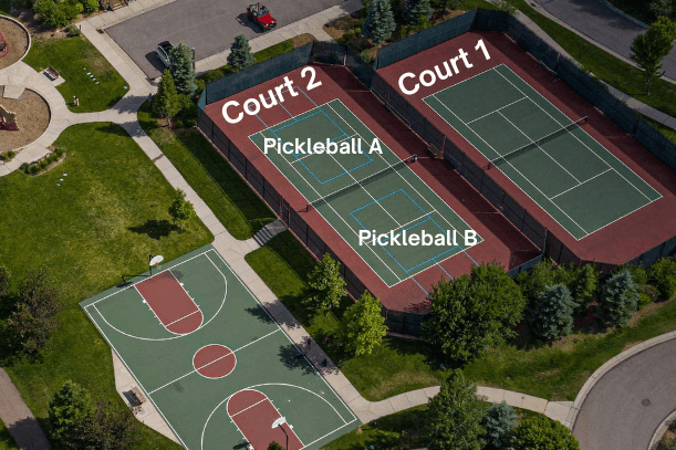 Ironbridge Golf Club pickleball courts