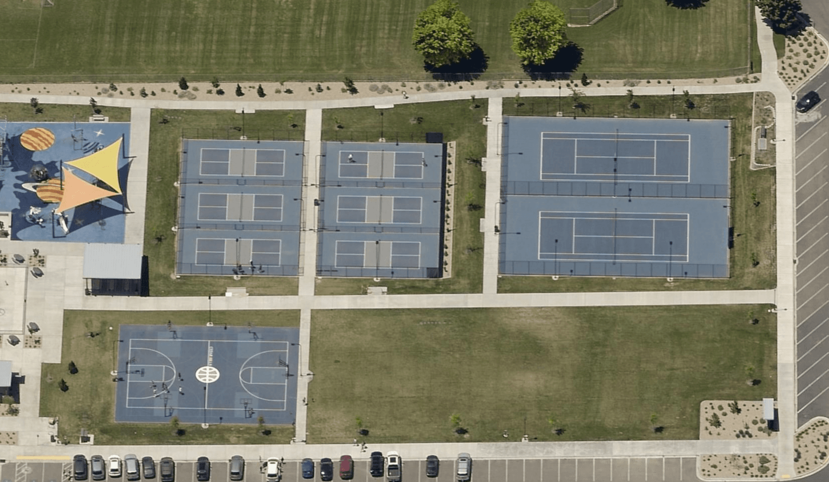 Harvey Park pickleball courts