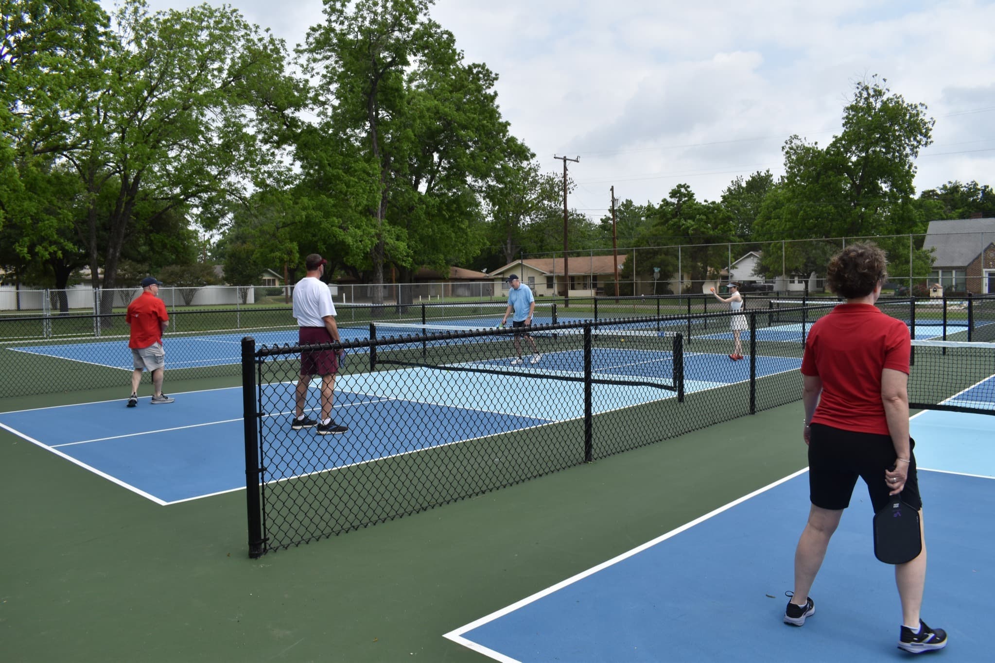 Cameron City Park Tennis Courts pickleball courts