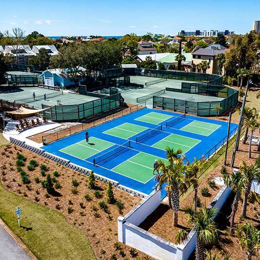 Hidden Dunes Beach & Tennis Resort pickleball courts