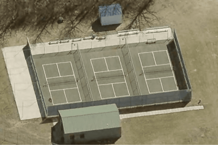 Franklin Middle School pickleball courts