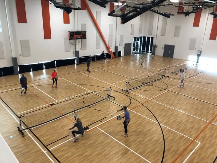 Basin WY Community Center Gymnasium pickleball courts