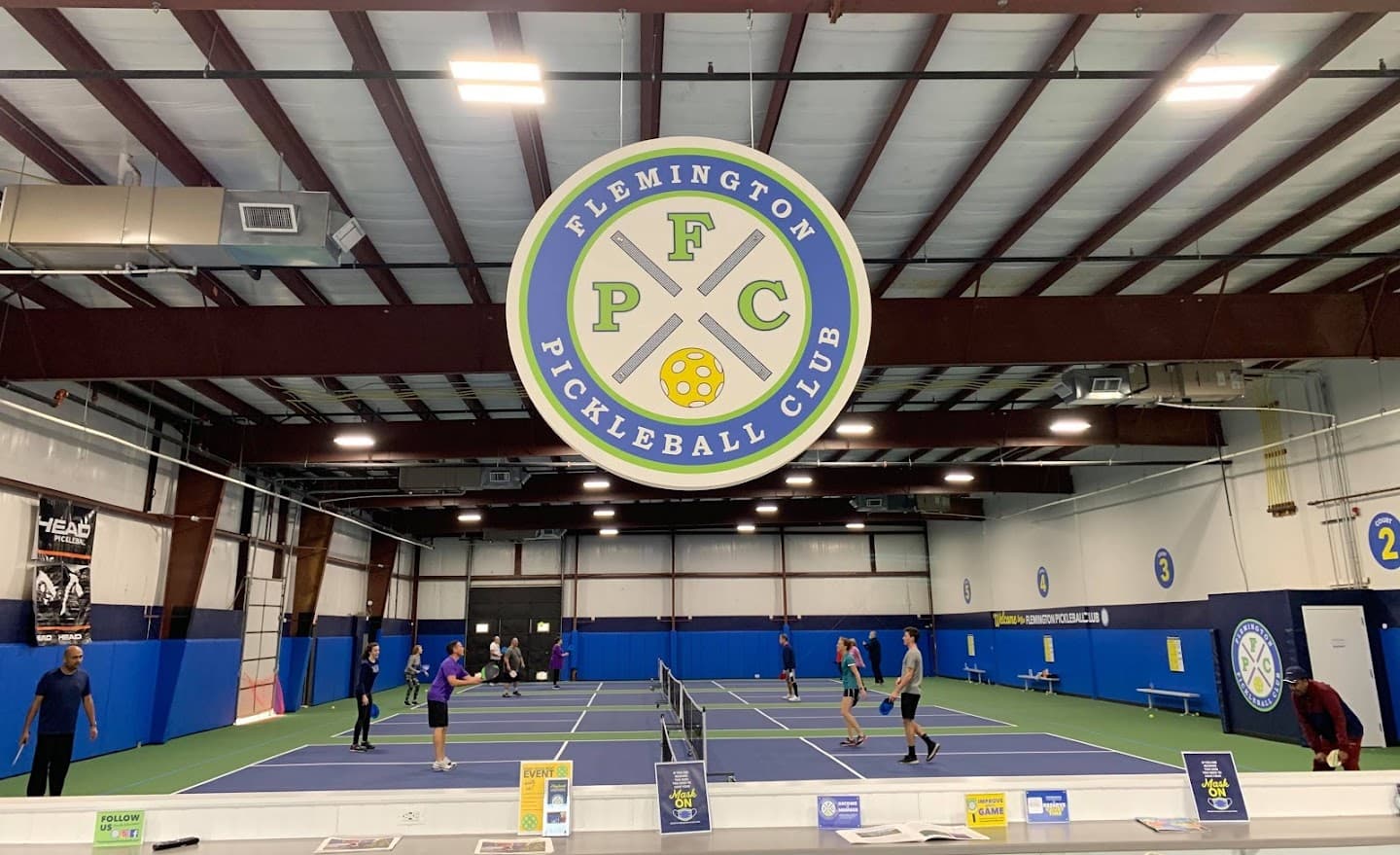 Flemington Pickleball Club pickleball courts