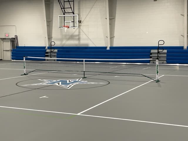 NISD Auxiliary Gym pickleball courts