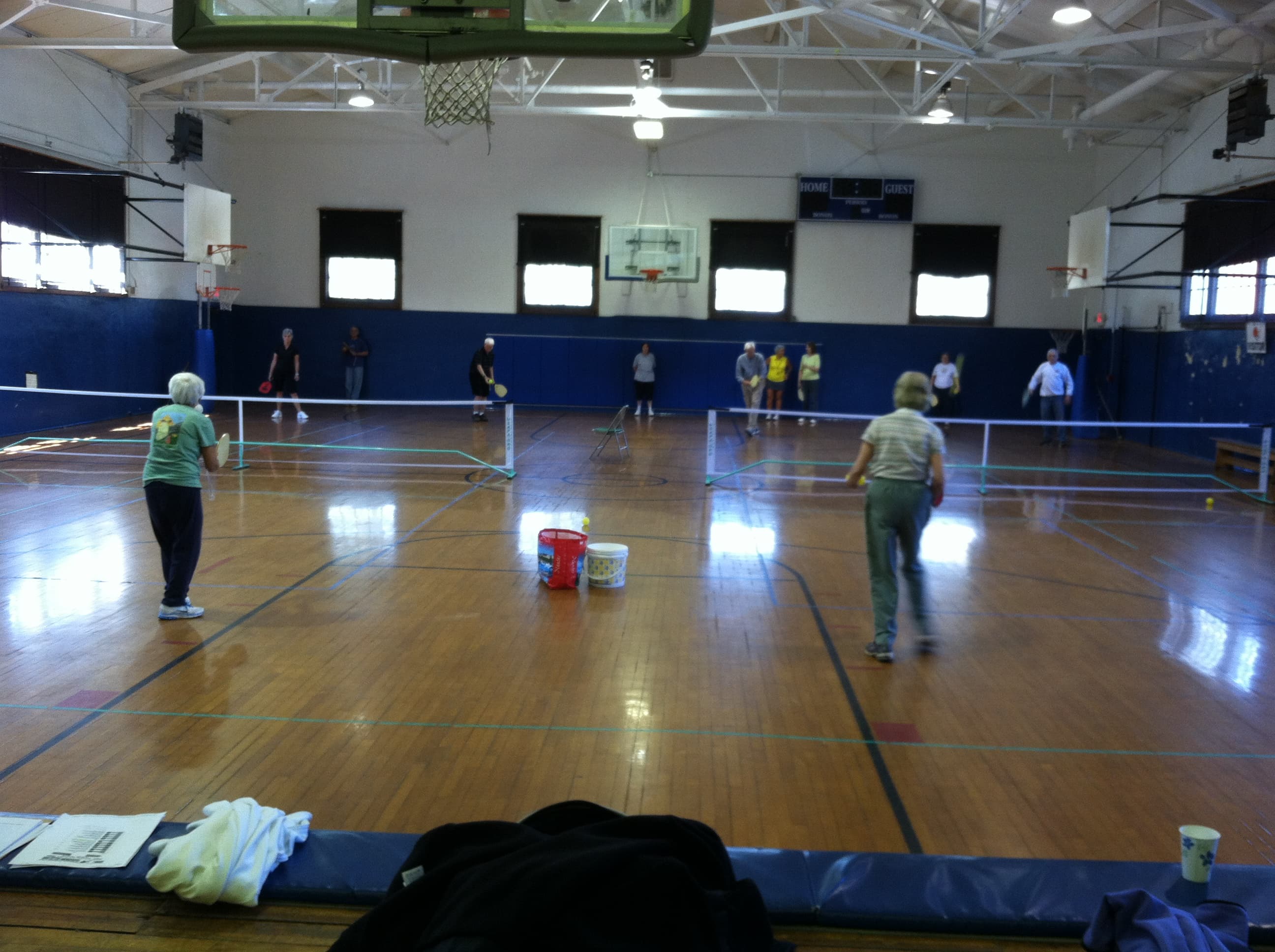 Ellsworth School pickleball courts