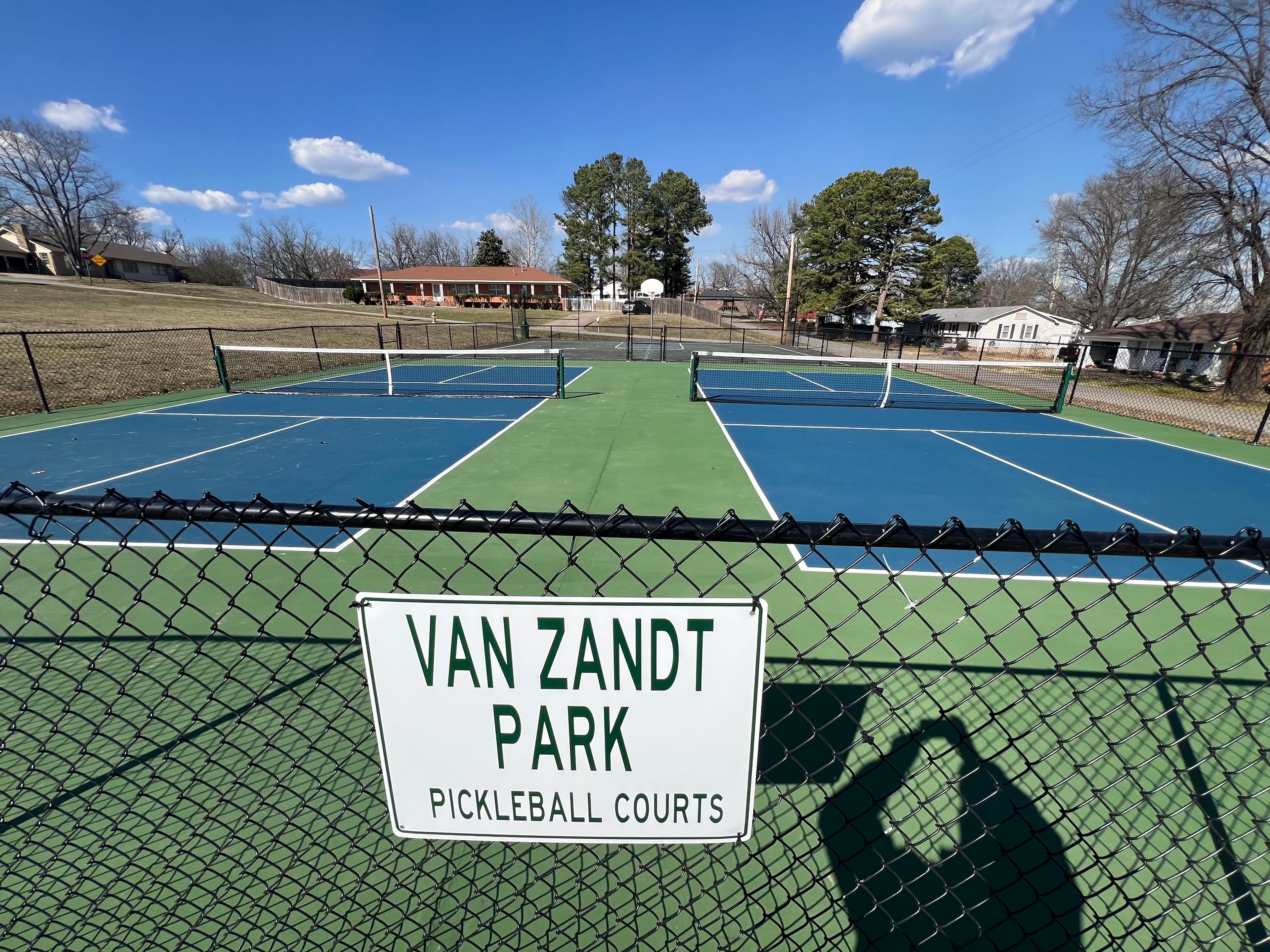 Van Zandt Park pickleball courts