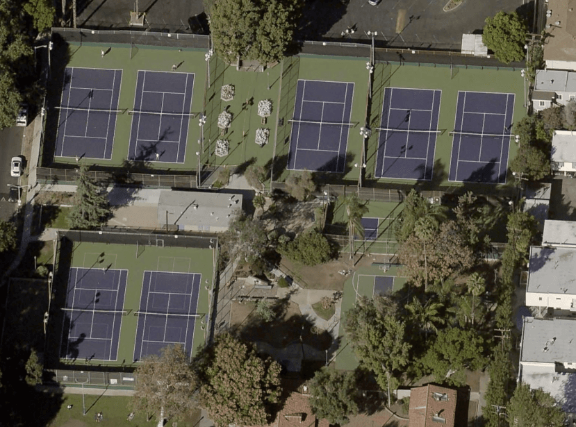 Plummer Park pickleball courts