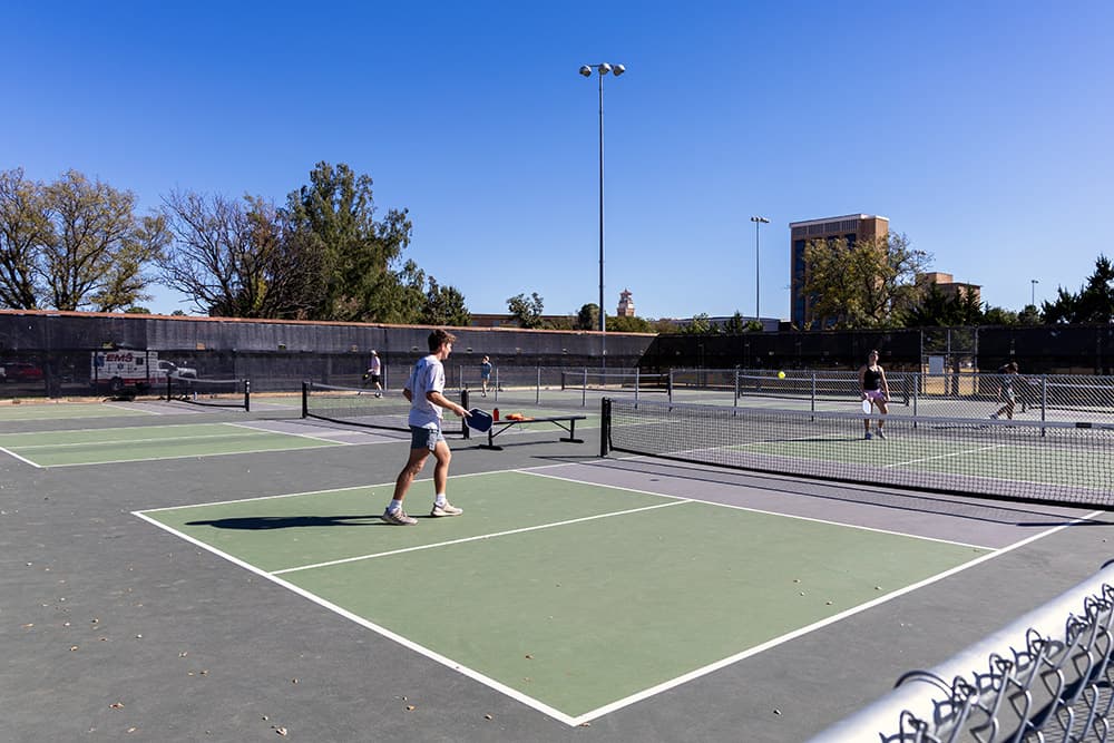 Texas Tech Recreation Center pickleball courts