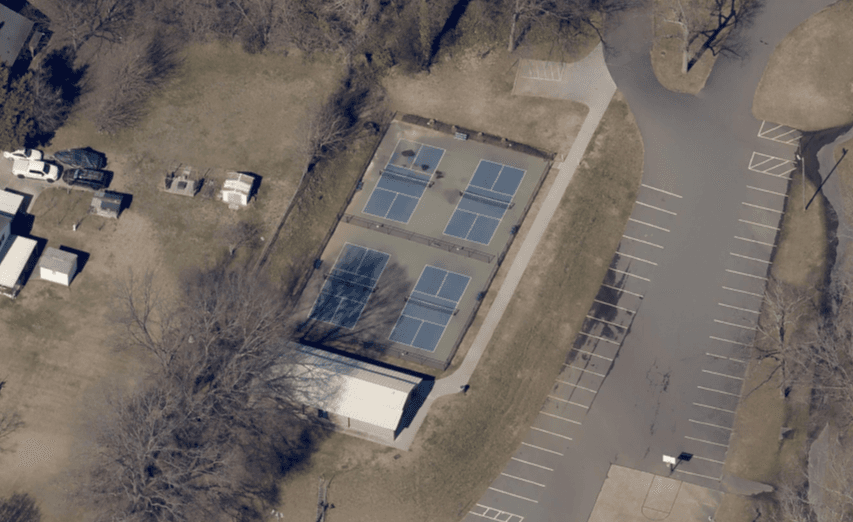 Hickory Optimist Park pickleball courts
