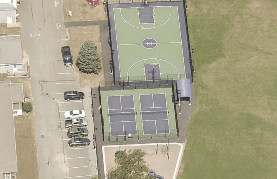Field of Dreams Playground and Baseball Field pickleball courts