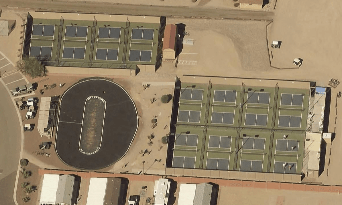 Sundance1 RV Resort pickleball courts