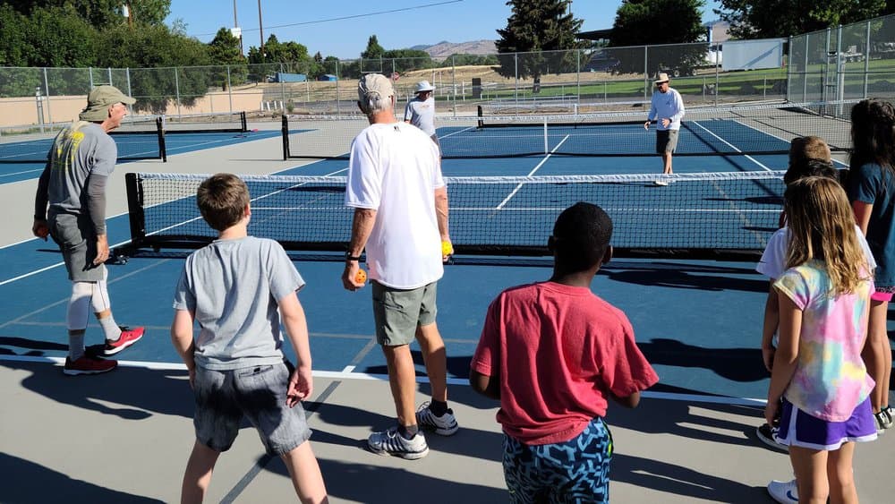 Mazama High School pickleball courts