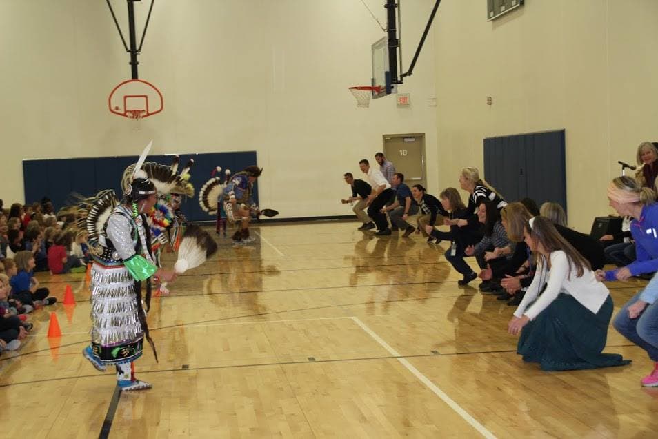 Island Lake Elementary School pickleball courts
