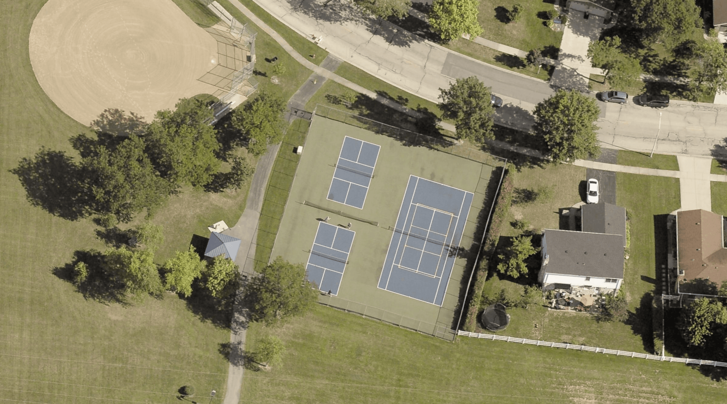 Palatine Park District - Sycamore Park pickleball courts