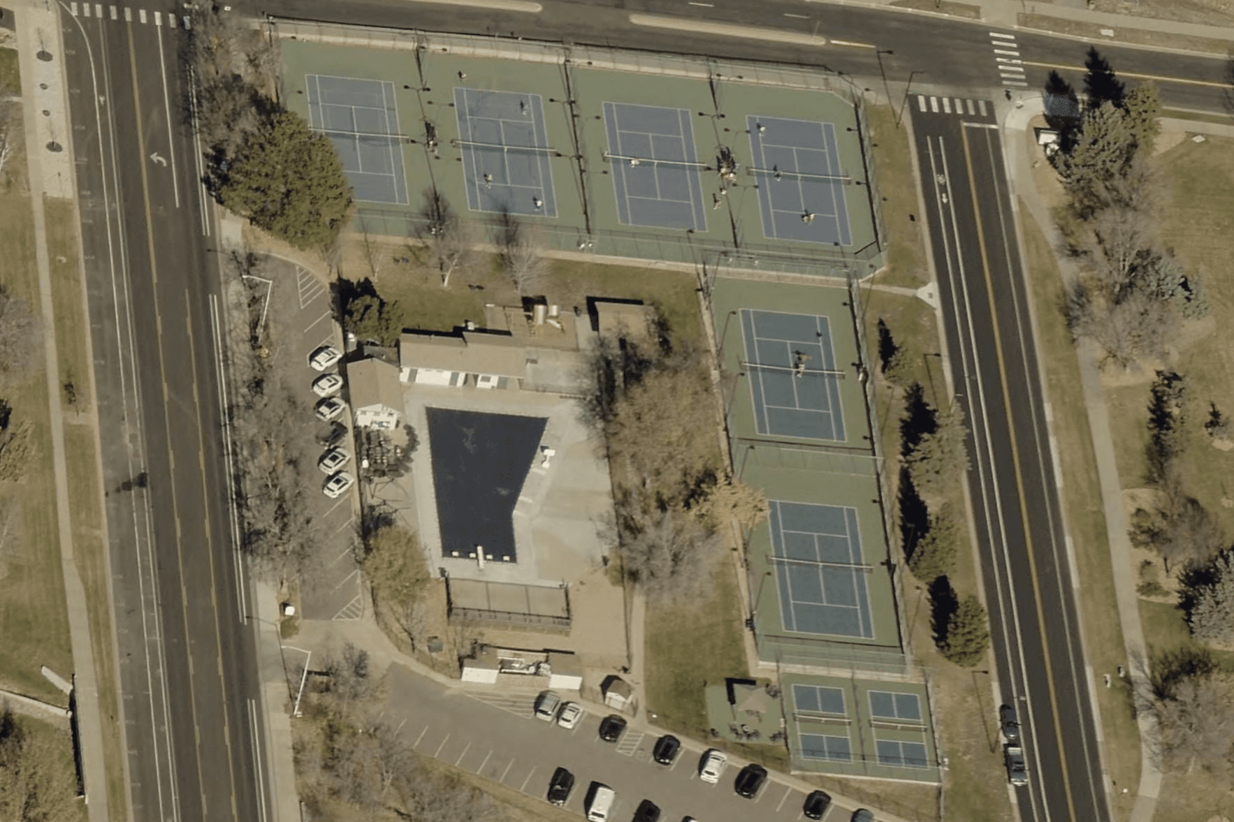 Broomfield Swim and Tennis Club pickleball courts