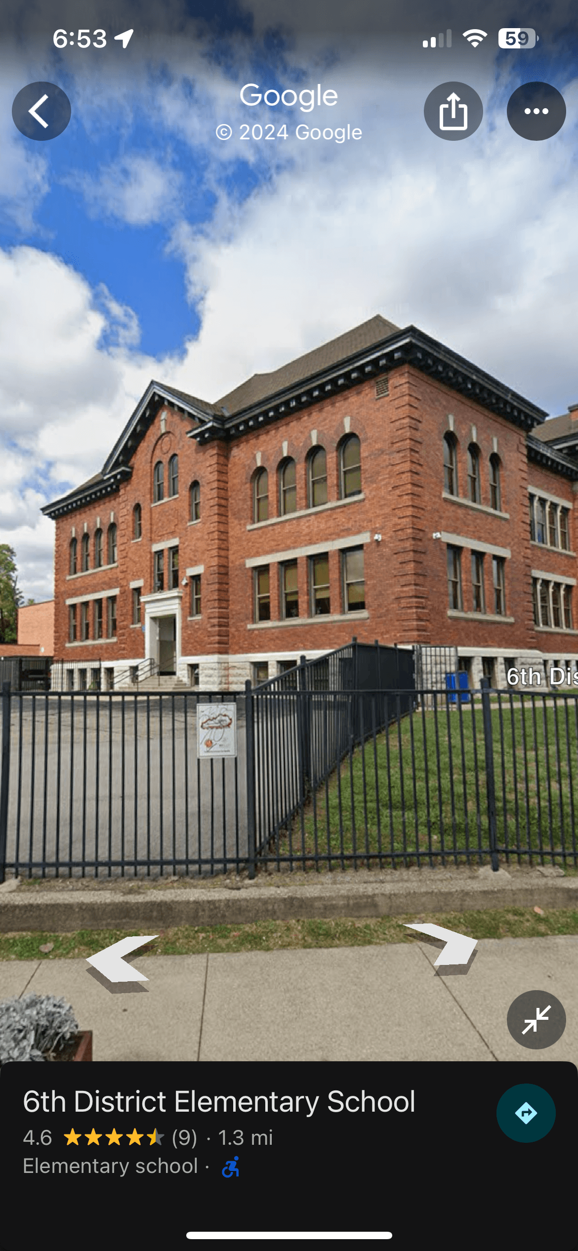 6th District Elementary School pickleball courts