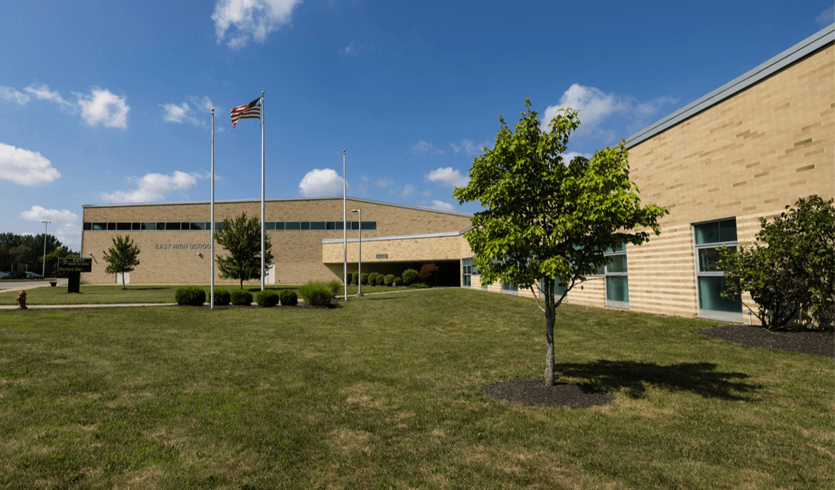 Youngstown East High School pickleball courts