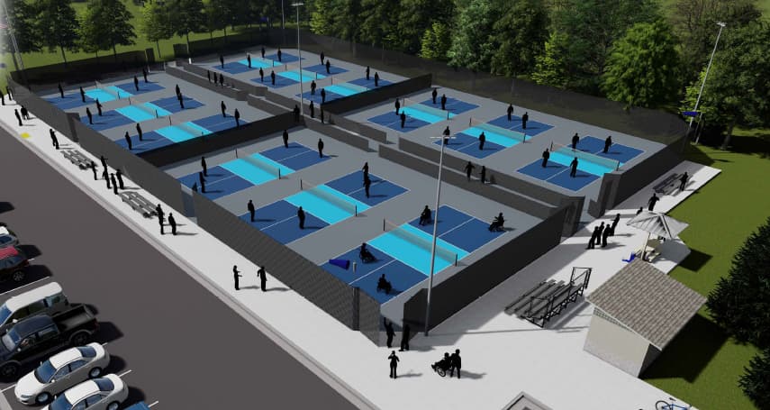 Sentry Pickleball Complex at Lake Pacawa Park pickleball courts
