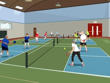 Pickle X Club pickleball courts