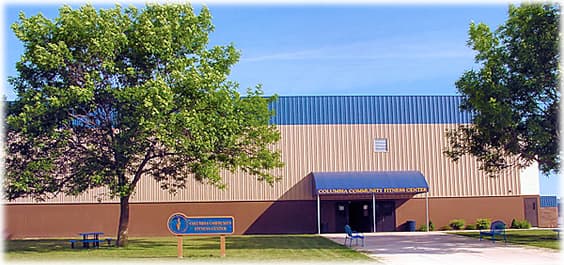 Columbia Community Fitness Center pickleball courts