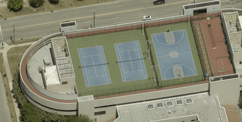 MUSC Wellness Center pickleball courts