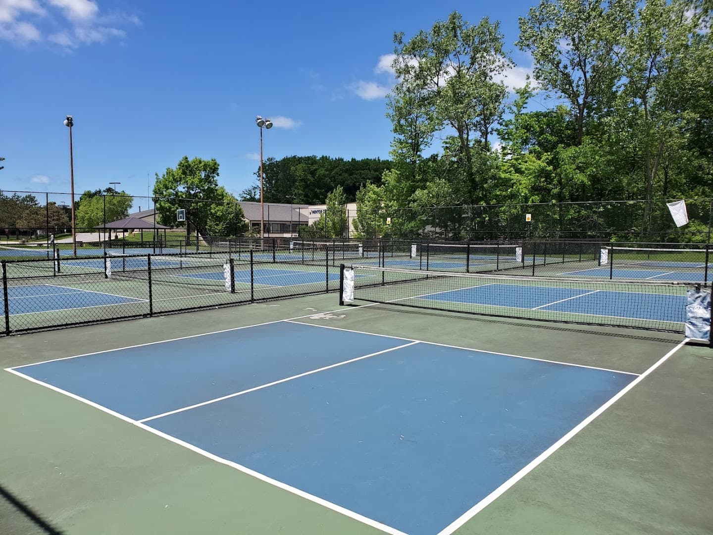 Civic Center Park pickleball courts
