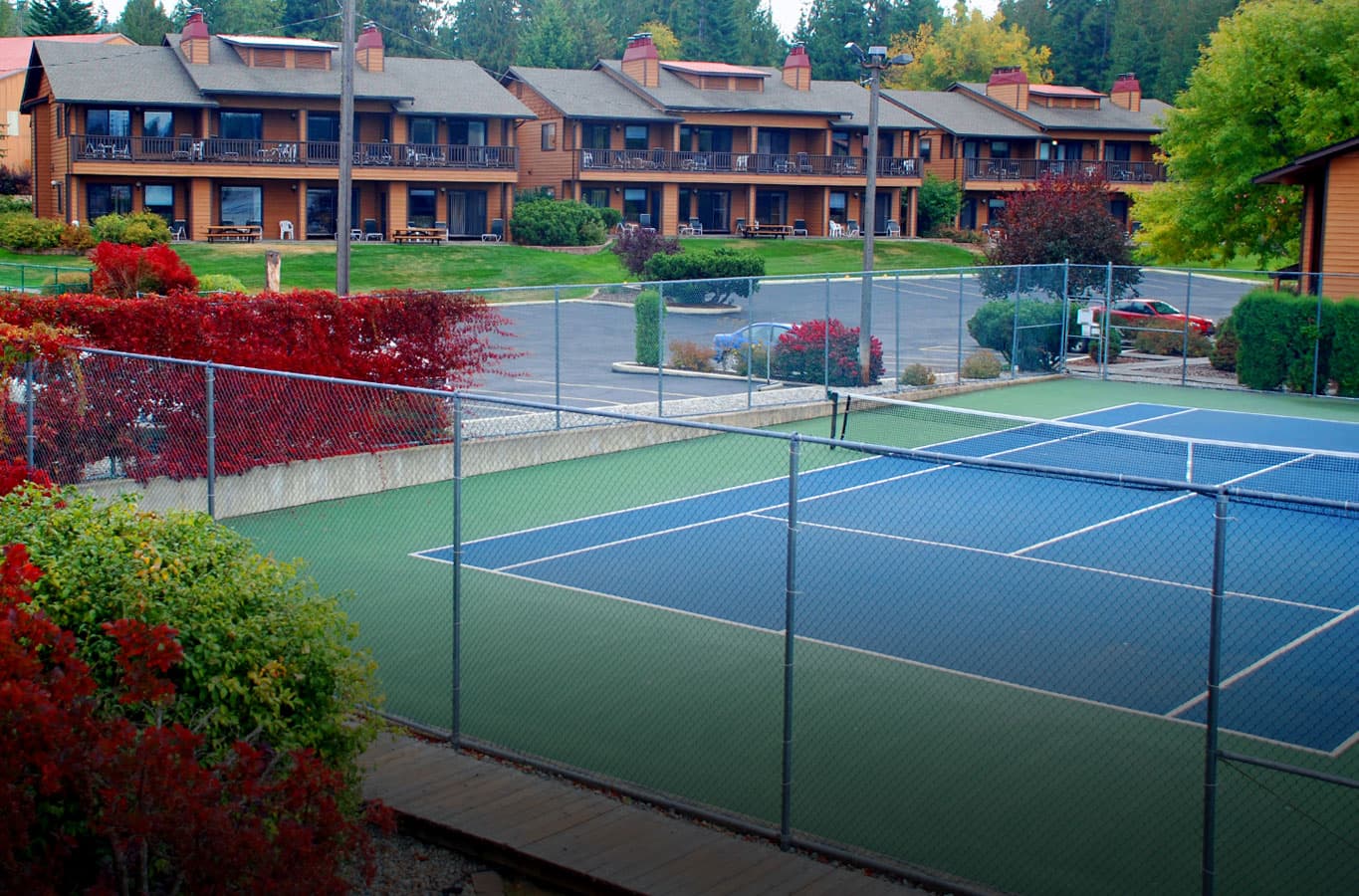 Ponderay Shores Resort pickleball courts