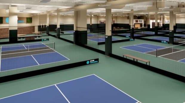 Life Time Annapolis pickleball courts