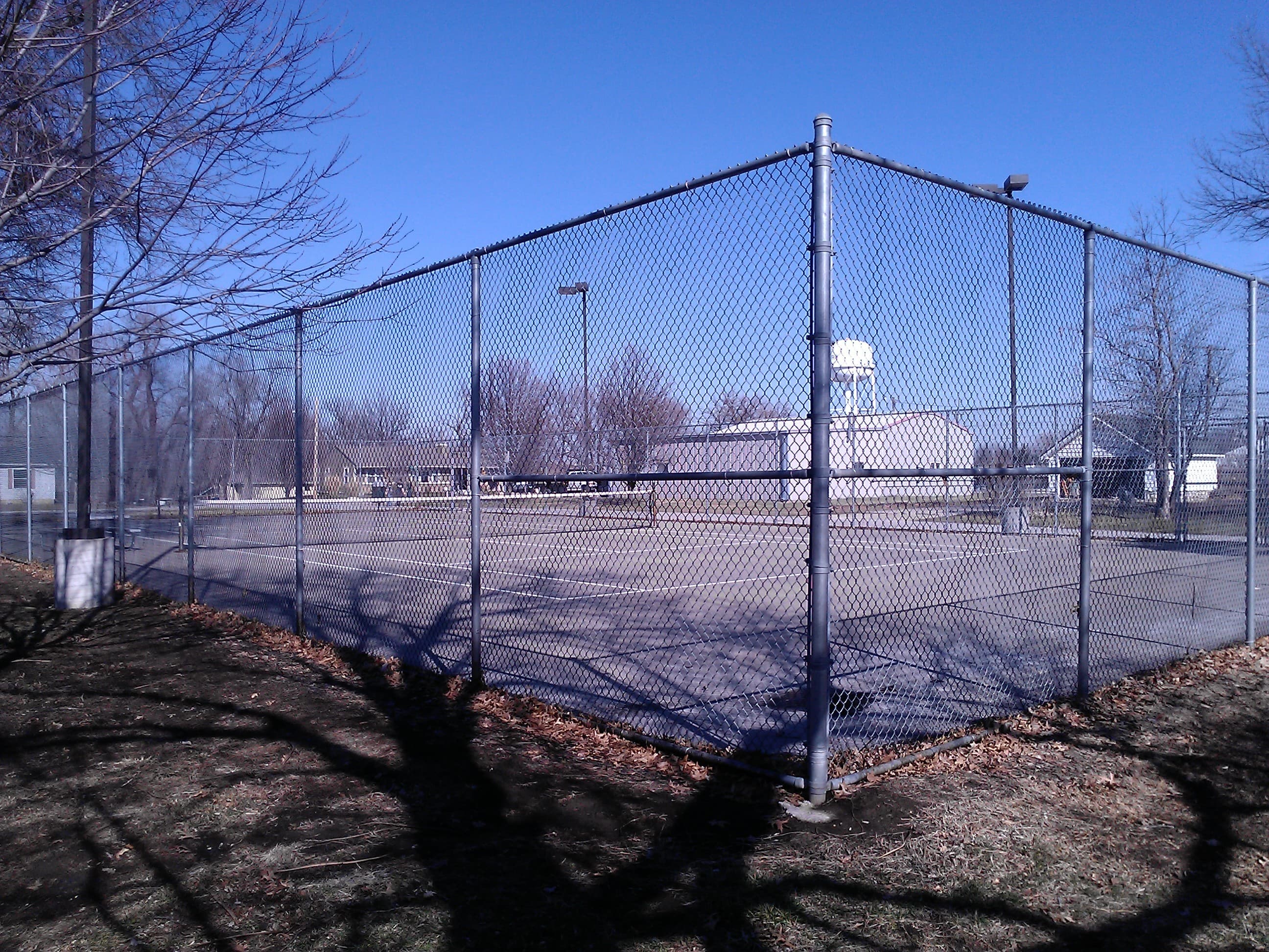 Louisburg City Park Tennis Court pickleball courts