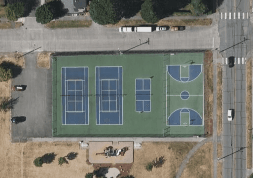 Dwight Garrett Park pickleball courts