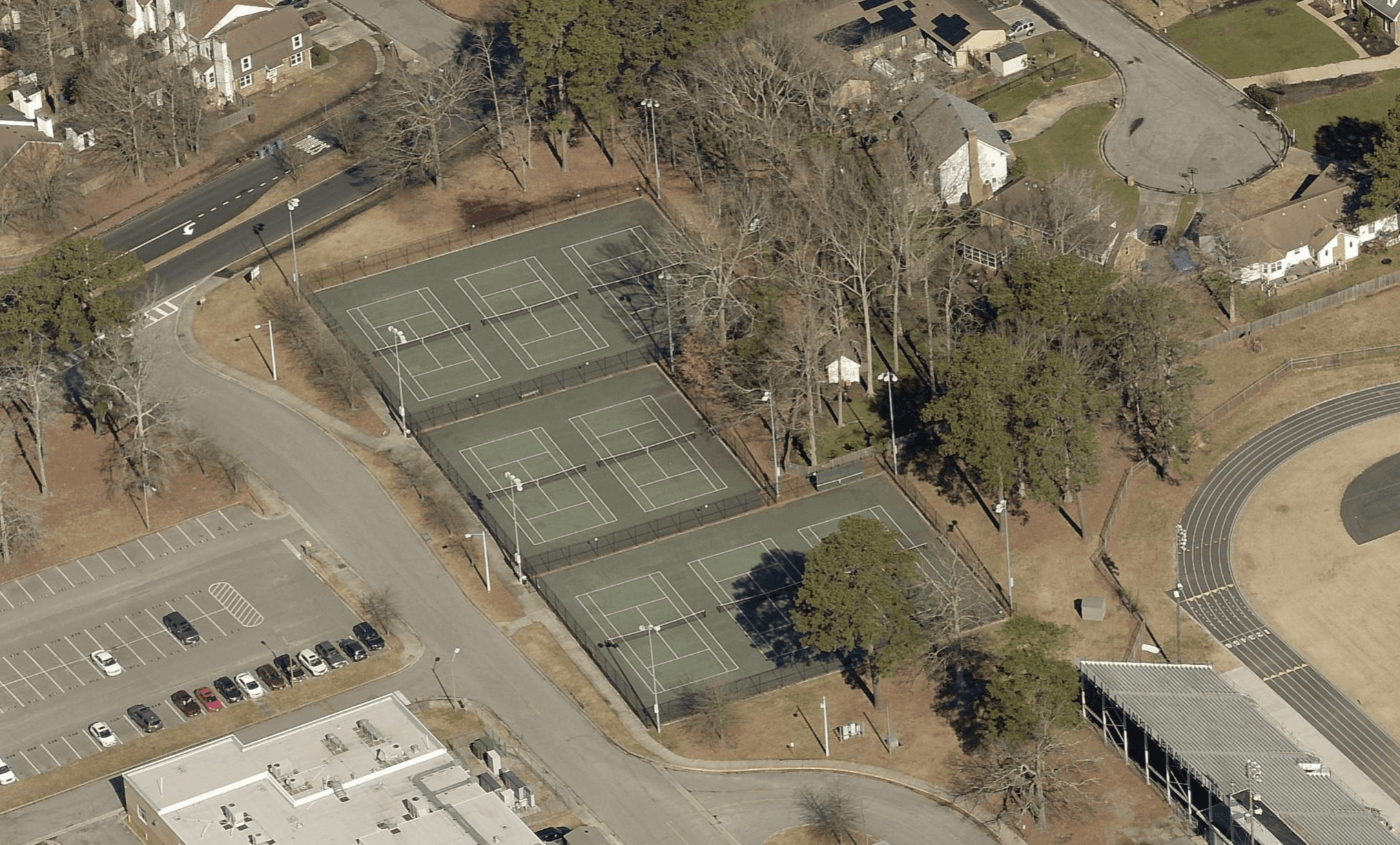 Western Branch High School pickleball courts