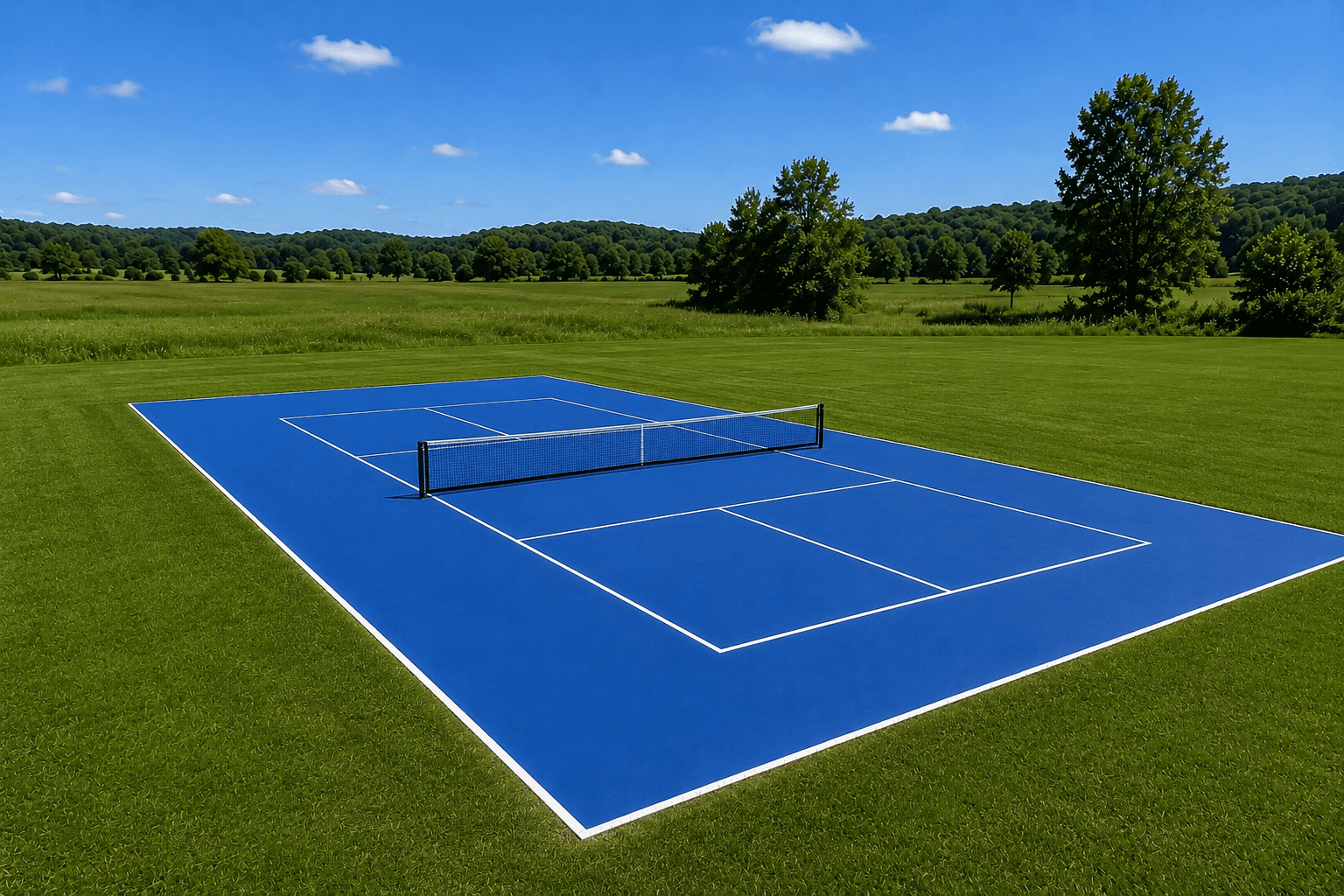Fountaintown Barn Kingdom Court pickleball courts