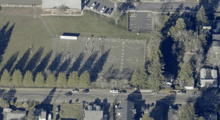 Cedar Ridge Middle School pickleball courts