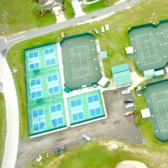 Thakkar Tennis and Pickleball Center pickleball courts