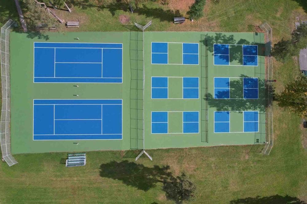 Como Lake County Park pickleball courts