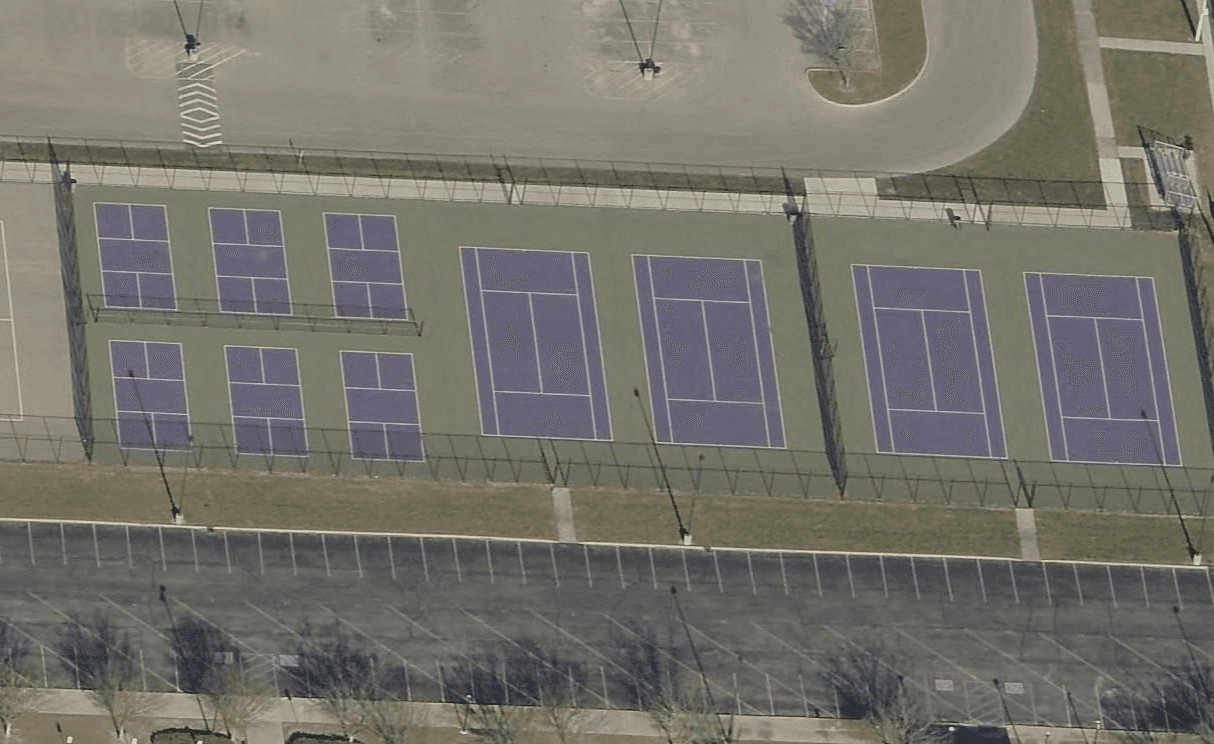 Ben Davis High School pickleball courts