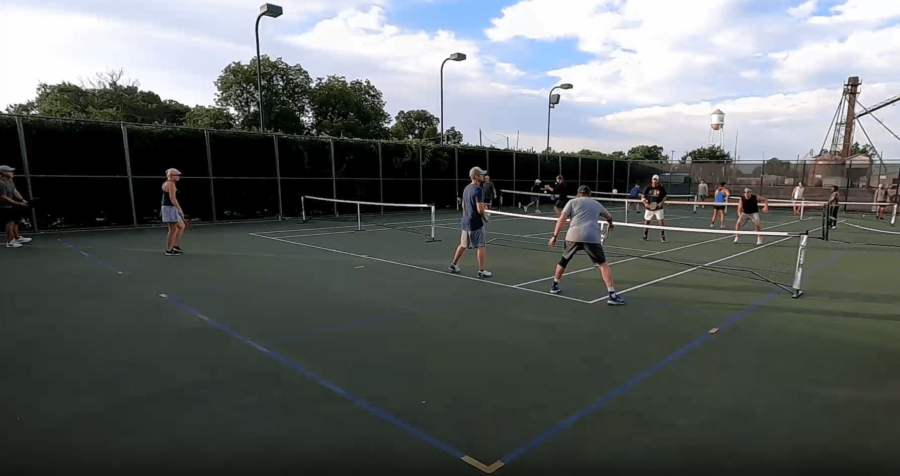 Founders Station Park pickleball courts