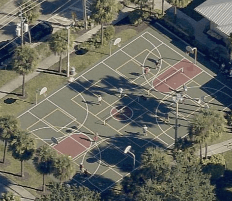 Clearwater Beach Library and Recreation Complex pickleball courts