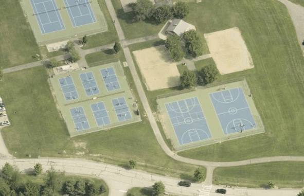 Monroeville Community Park West pickleball courts