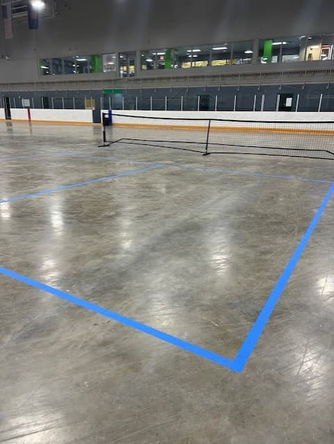 Northwest Arena pickleball courts